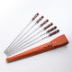 A set of skewers 670*12*3 mm in an orange leather case в Самаре