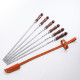 A set of skewers 670*12*3 mm in a leather quiver в Самаре