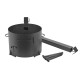Stove with a diameter of 340 mm with a pipe for a cauldron of 8-10 liters в Самаре