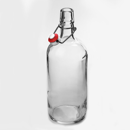 Бутылка бесцветная бугельная 1 литр в Самаре