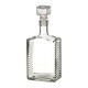 Бутылка (штоф) "Кристалл" стеклянная 0,5 литра с пробкой  в Самаре